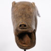 Zoomorphic African Mask with Rear-Facing Horns