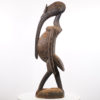 Metal Plated Senufo Bird Statue