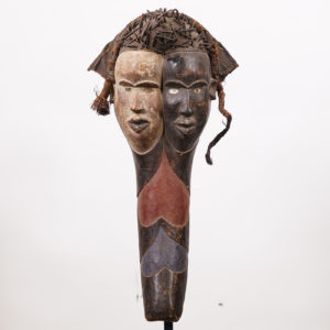 Two-Faced Bakongo Nail Fetish Mask