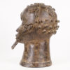 Baule Bronze Head 16"- Ivory Coast | Discover African Art
