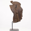 Weathered Baule Ndoma Mask w/ Stand 20.75" | Discover African Art