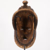 Weathered Baule Ndoma Mask w/ Stand 20.75" | Discover African Art