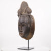 Baule Ndoma African Mask w/ Stand 23" -Ivory Coast