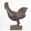 Benin Bronze Cockerel Statue 21" -Nigeria | Discover African Art