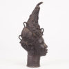 Benin Bronze Queen Mother Head 14.75" | Discover African Art