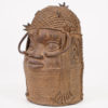 Great Benin Bronze Oba Head - Nigeria