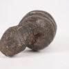 African Bronze Coiled Snake Statue