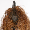 Dan Ge Gon Bird African Mask 32" w/ Raffia - Ivory Coast