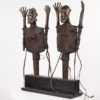 Dogon Bronze Puppet Pair - Mali