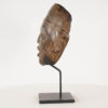 Intriguing Yombe African Mask w/ Stand 12" - DR Congo