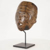 Intriguing Yombe African Mask w/ Stand 12" - DR Congo