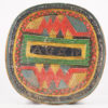 Colorful Wooden Nupe Stool - Nigeria