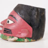 Grinning Pink Yoruba Gelede African Mask 9.5" Wide - Nigeria