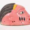 Pink Yoruba Gelede African Mask 10" Wide - Nigeria