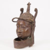 Unique Benin Bronze Head - Nigeria