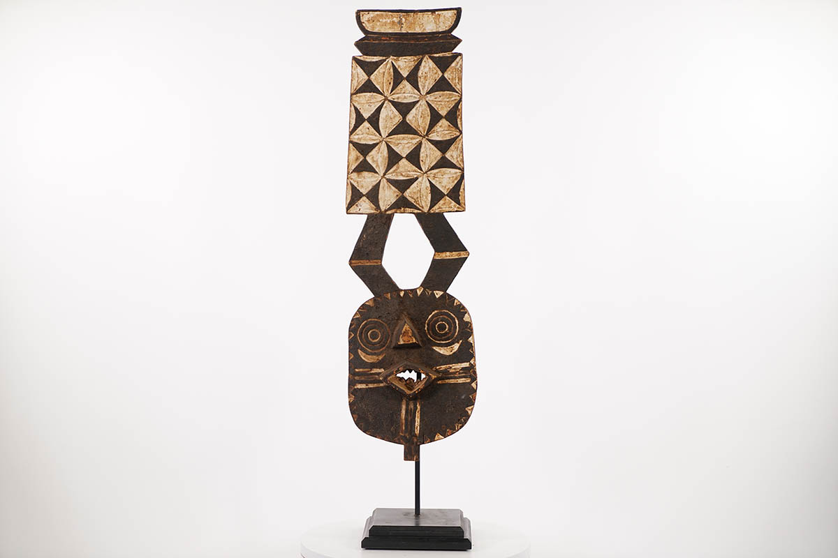 Bwa Plank Mask 55" on Stand - Burkina Faso - African Art*