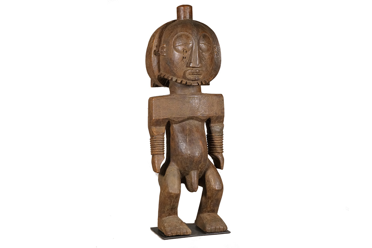 Male Buyu Statue 36" - DR Congo