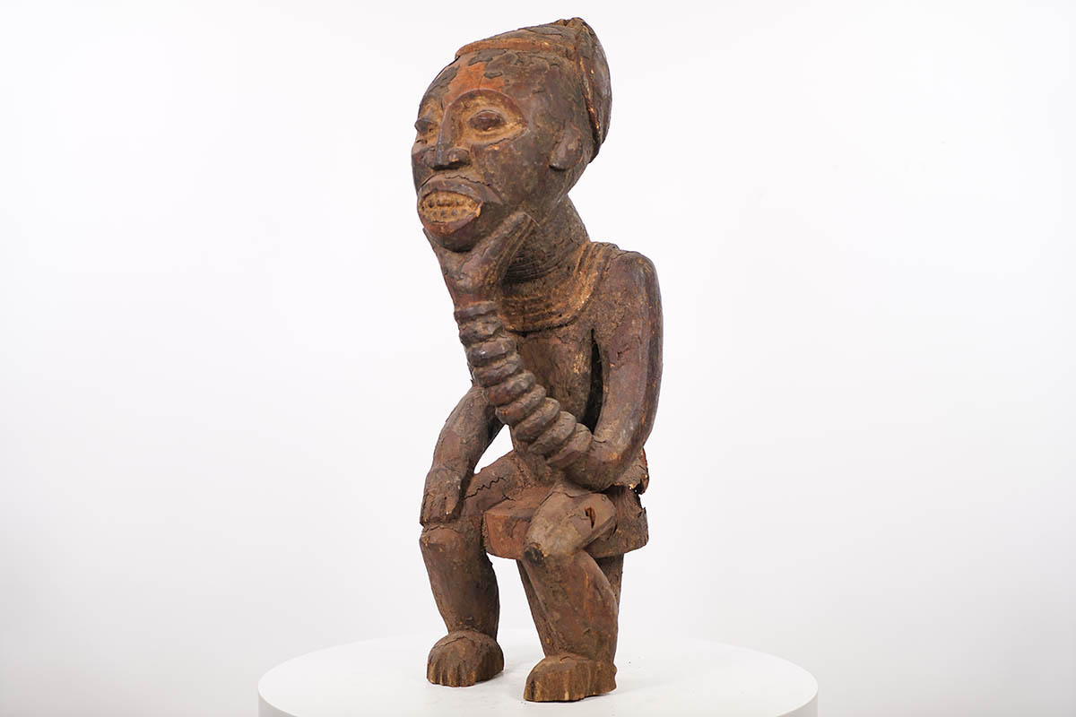 Unique Bamun Style Statue - Cameroon