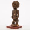Male Hemba Statue On Wood Base 17.5" - DR Congo - African Art