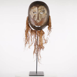 Lovely Lega Mask 41.5" On Stand - DR Congo - African Art