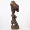 Kneeling Luba Style African Female Figure 22" - DR Congo