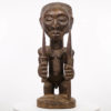Male Hemba Statue Holding Spear - DRC