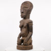Kneeling Luba Female African Figure 29" - DR Congo