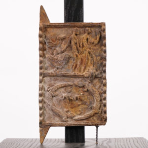 Small Bronze Dogon Door 10" - Mali - African Art