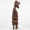 Seated Senufo Style African Statue w/ Shells 22" - Ivory Coast