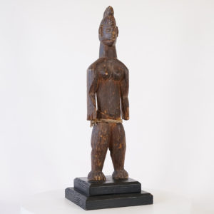 Female Igbo Statue on Base - Nigeria