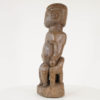 Hand Carved African Seated Nigerian Statue 17.5" | Art