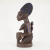 Yoruba African Offering Bowl with Infant 19" - Nigeria