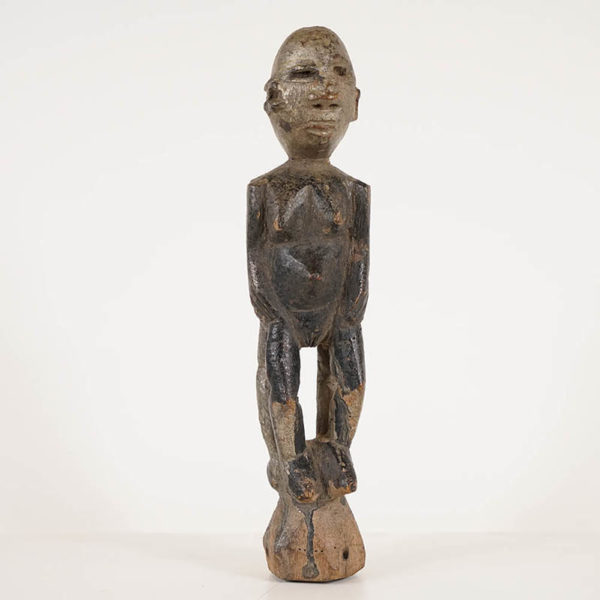 Nigerian Male & Female Janus Statue 11.5