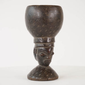 Figural Kuba Palm Wine Cup - DR Congo