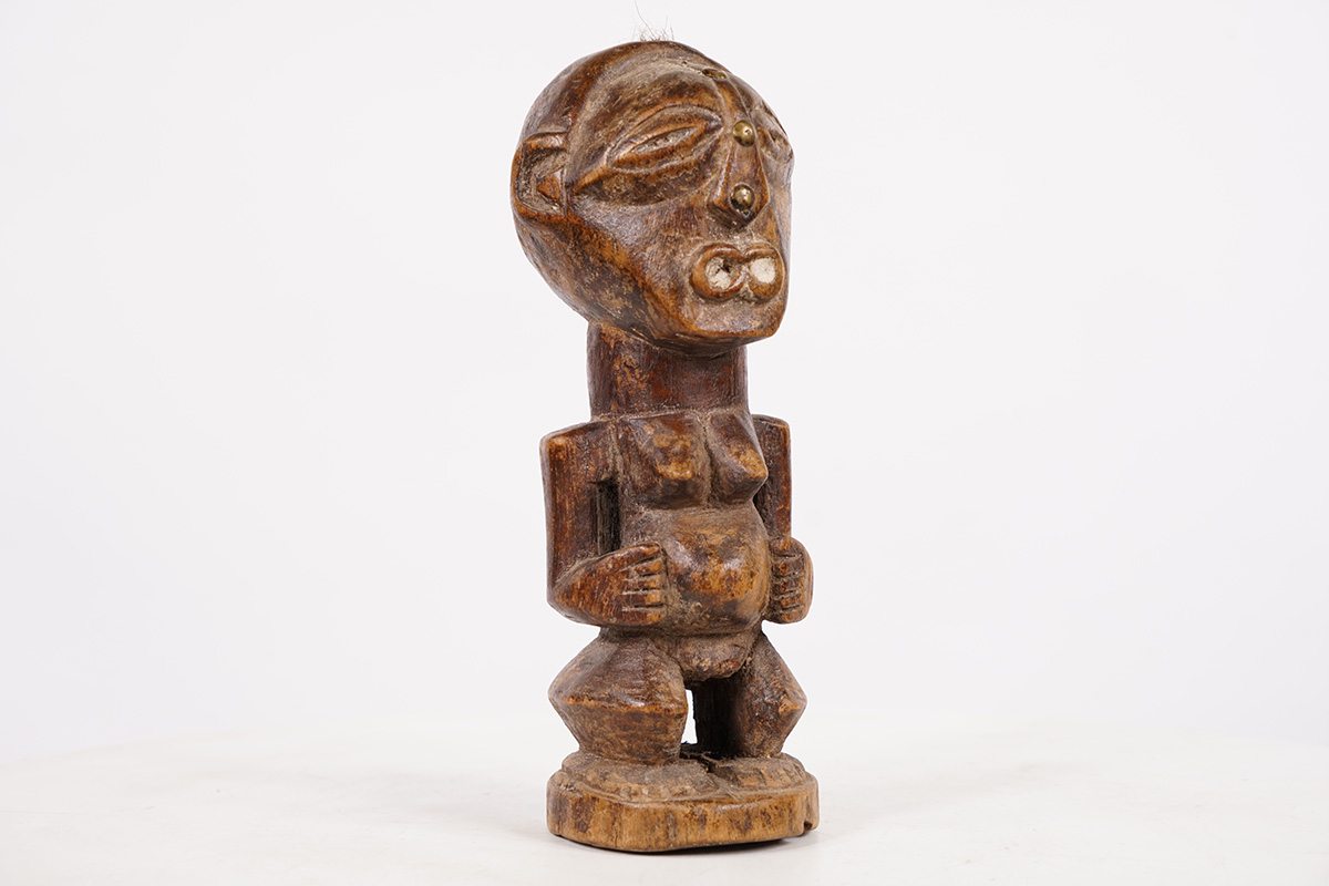 Charming Songye Statue 10" - DR Congo