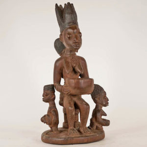 Yoruba Female Maternity Statue - Nigeria