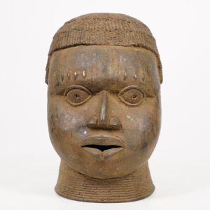 Small Benin Bronze Head - Nigeria
