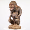 Captivating Bulu Monkey Statue - Cameroon