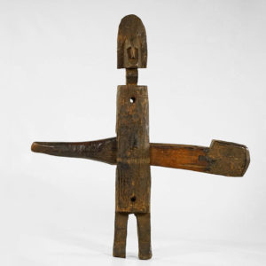 Timeworn Bamana Figural Door Lock - Mali