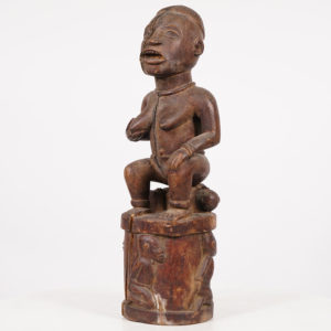 Female Seated Yombe Statue - DRC