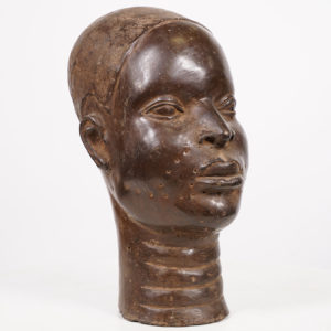 Great Yoruba Bronze Ife Head - Nigeria