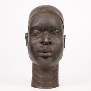 Life-Like Yoruba Bronze Ife Head 12.5