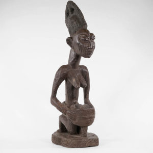 Yoruba Offering Bowl Figure - Nigeria