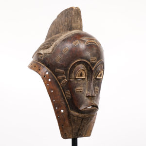 Beautiful Baule Helmet Mask - Ivory Coast