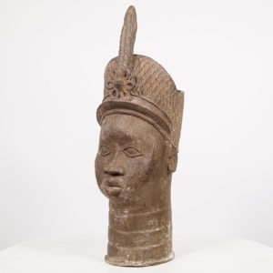 Yoruba Style Bronze Head - Nigeria