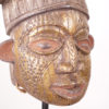 Metal Plated Bamun Mask - Cameroon
