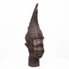 Regal Benin Bronze Queen Head - Nigeria