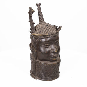 Beautiful Benin Bronze Head - Nigeria