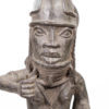 Benin Bronze Soldier & Leopard - Nigeria