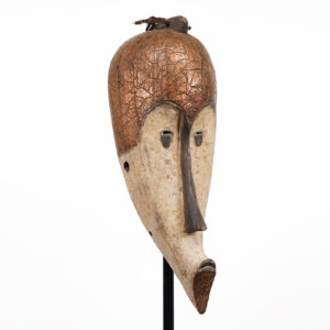 Fang Mask with Metal Plating - Gabon